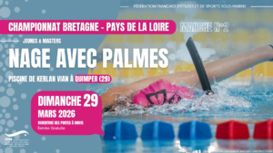 [NAGE AVEC PALMES] Manche n°2 : Championnats de Bretagne et Pays de la Loire à Quimper @ Piscine de Kerlan Vian | Quimper | Bretagne | France